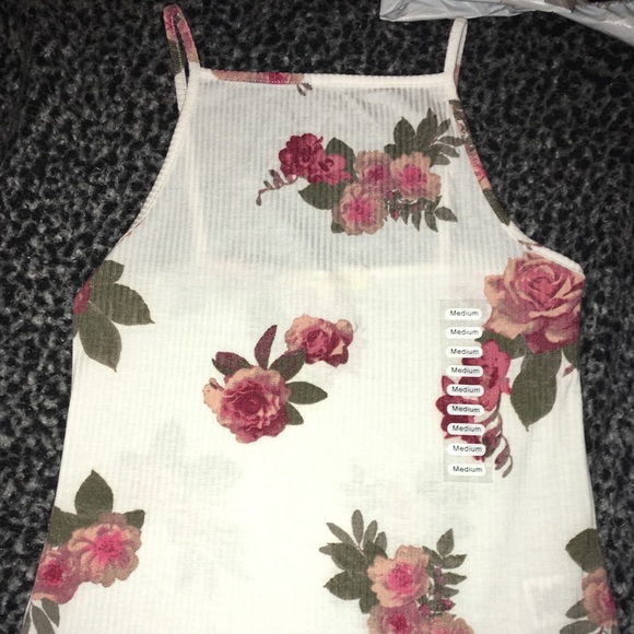 Floral Halter top - Picture 1 of 5
